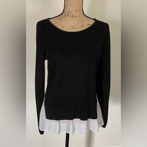 a.n.a Women's Black Crew Neck Sweater